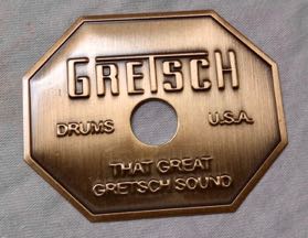 Gretsch stop sign badge